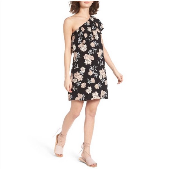 NEW Love Fire One Shoulder Floral Dress - Picture 2 of 7